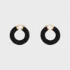 CELINE Dafila Bold Hoops i glaspärlor och mässing med guldfinish