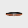 CELINE Disc Buckle & Reversible Strap 25 mm