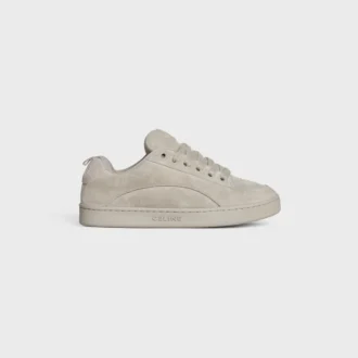 CELINE Huntington – Låga sneakers i mocka och mesh
