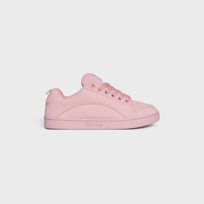 CELINE Huntington – Låga sneakers i mocka och mesh CELINE Huntington – Låga sneakers i mocka och mesh