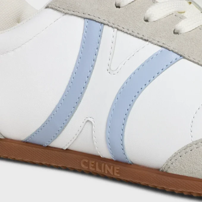 CELINE Jogger – Låg snörningssneaker i kalvskinn och mocka CELINE Jogger – Låg snörningssneaker i kalvskinn och mocka