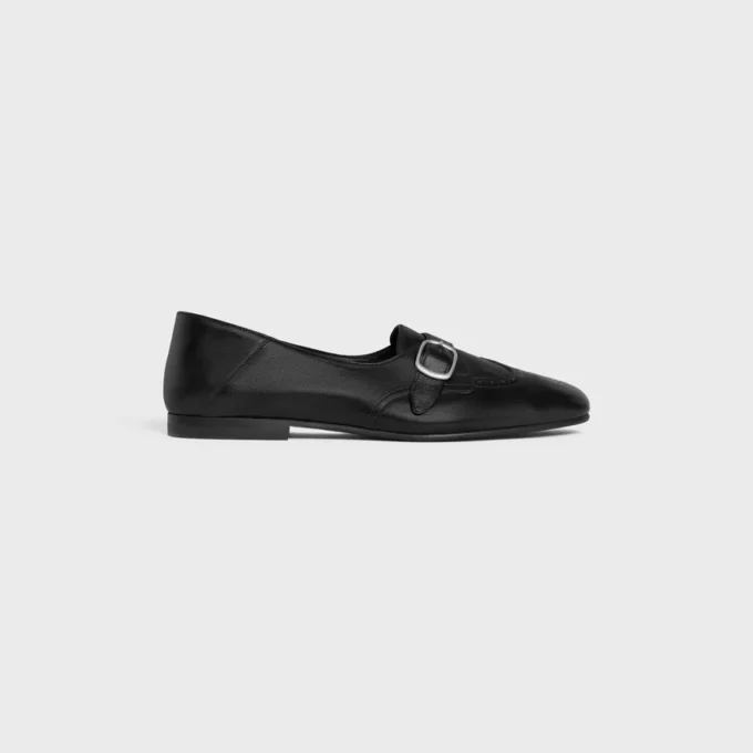 CELINE John Monk Strap i mjukt kalvskinn CELINE John Monk Strap i mjukt kalvskinn