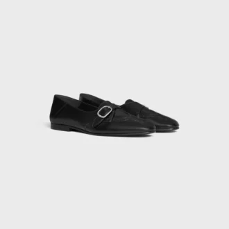 CELINE John Monk Strap i mjukt kalvskinn