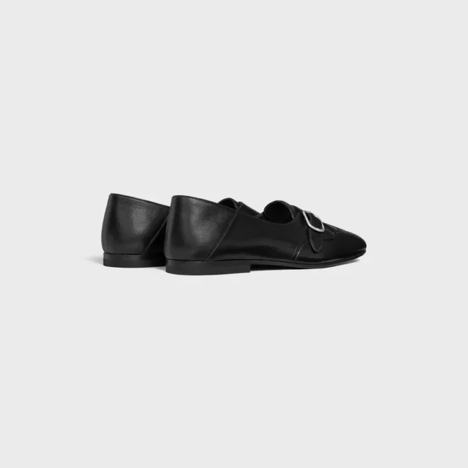 CELINE John Monk Strap i mjukt kalvskinn CELINE John Monk Strap i mjukt kalvskinn