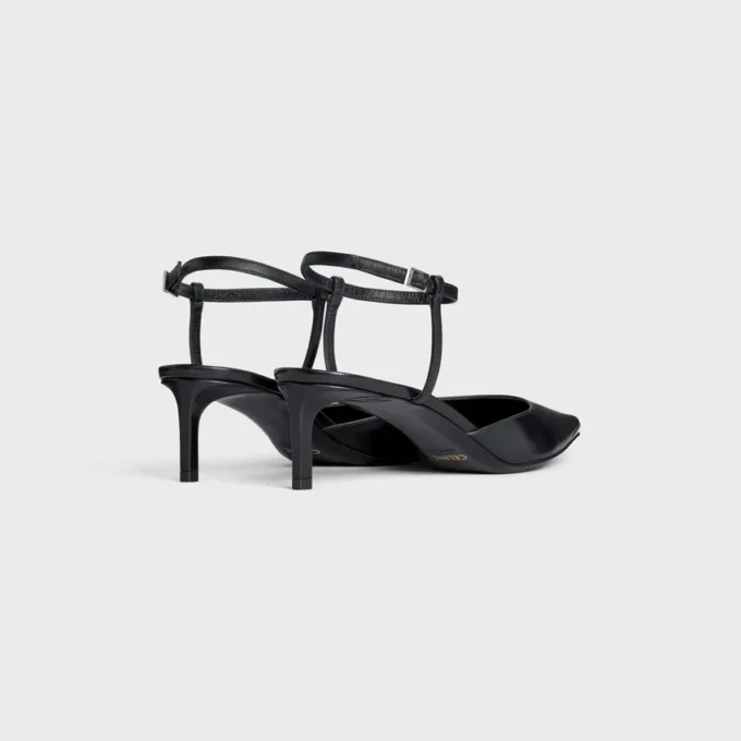 CELINE Kitten med metalltå i kalvskinn