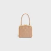 CELINE Lana Minaudiere i mocka av kalvskinn med Triomphe Strass CELINE Lana Minaudiere i mocka av kalvskinn med Triomphe Strass
