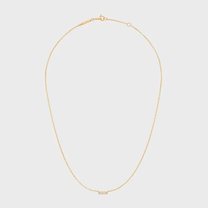 CELINE Line-halsband i gult guld och diamanter CELINE Line-halsband i gult guld och diamanter
