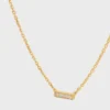 CELINE Line-halsband i gult guld och diamanter CELINE Line-halsband i gult guld och diamanter
