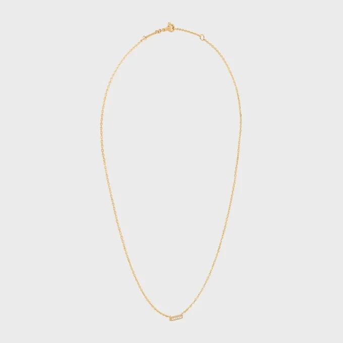 CELINE Line-halsband i gult guld och diamanter CELINE Line-halsband i gult guld och diamanter