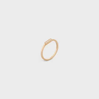 CELINE Line-ring i gult guld och diamanter