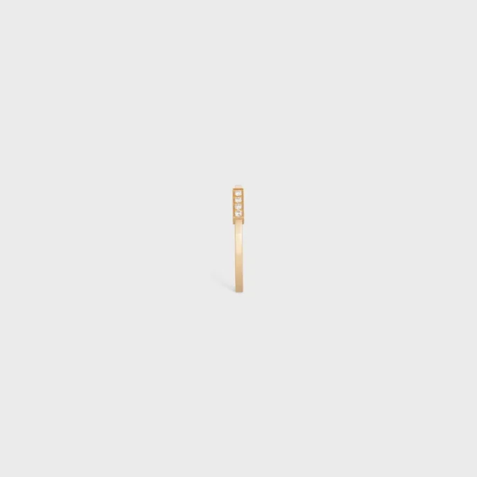 CELINE Line-ring i gult guld och diamanter CELINE Line-ring i gult guld och diamanter