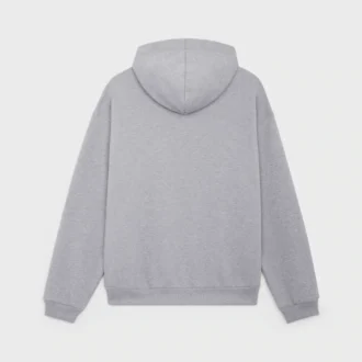 CELINE lös hoodie i bomullsfleece