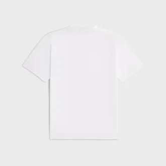 CELINE lös T-shirt i bomullsjersey