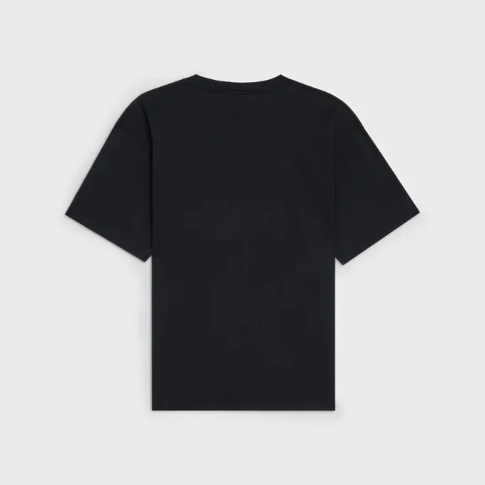 CELINE lös T-shirt i bomullsjersey