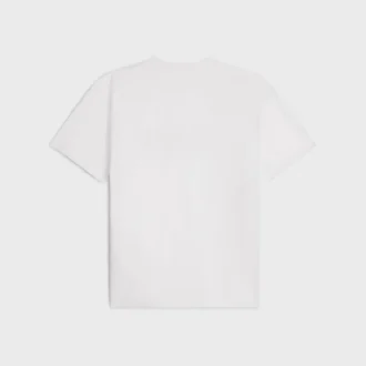 CELINE lös T-shirt i bomullsjersey