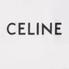 CELINE lös T-shirt i bomullsjersey