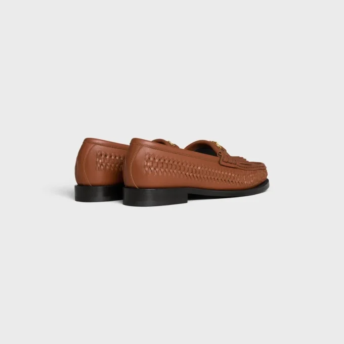Celine Luco flätad loafer i kalvskinn Celine Luco flätad loafer i kalvskinn