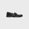 Celine Luco Loafer i polerat tjurskinn