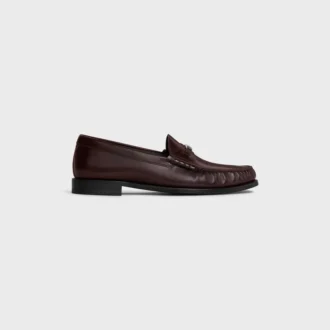 Celine Luco Triomphe Loafer i polerat tjurläder