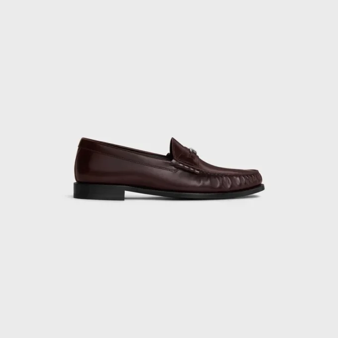 Celine Luco Triomphe Loafer i polerat tjurläder