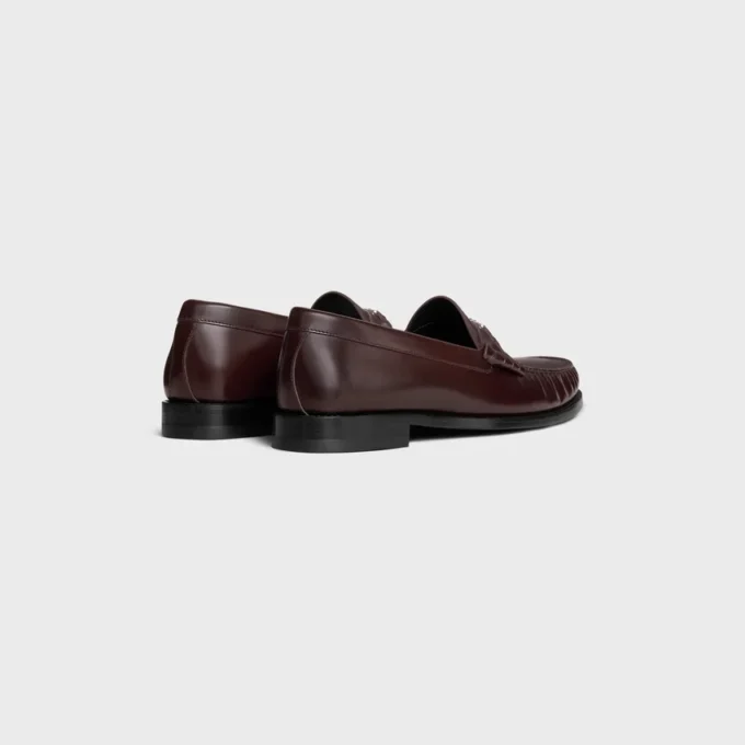 Celine Luco Triomphe Loafer i polerat tjurläder