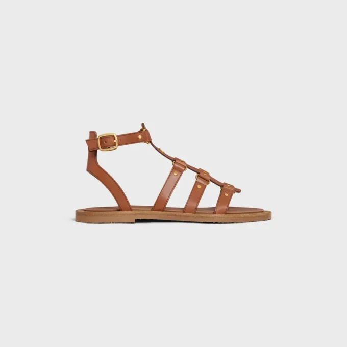 CELINE Lympia gladiatorsandal i kalvskinn CELINE Lympia gladiatorsandal i kalvskinn