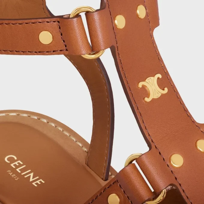 CELINE Lympia gladiatorsandal i kalvskinn CELINE Lympia gladiatorsandal i kalvskinn