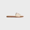 CELINE Lympia Mule i broderad bomullscanvas