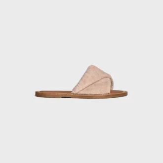 CELINE Lympia Twisted Sandal i svampväv