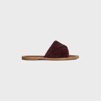 CELINE Lympia Twisted Sandal i svampväv