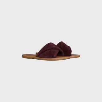 CELINE Lympia Twisted Sandal i svampväv