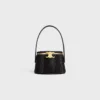 CELINE Nina Minaudiere i mocka av kalvskinn med strass CELINE Nina Minaudiere i mocka av kalvskinn med strass