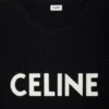 CELINE Oversized-tröja i ribbad ull