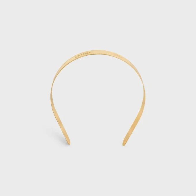 CELINE Paris smalt hårband i stål CELINE Paris smalt hårband i stål
