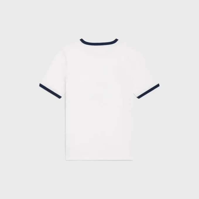 CELINE Paris T-shirt i bomullsjersey