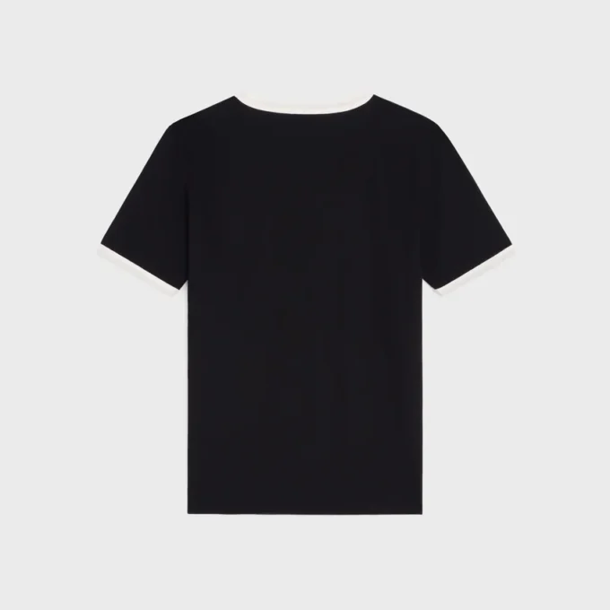 CELINE Paris T-shirt i bomullsjersey