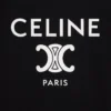 CELINE Paris T-shirt i bomullsjersey