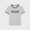 CELINE Regular T-shirt i bomullsjersey
