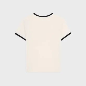 CELINE Regular T-shirt i bomullsjersey