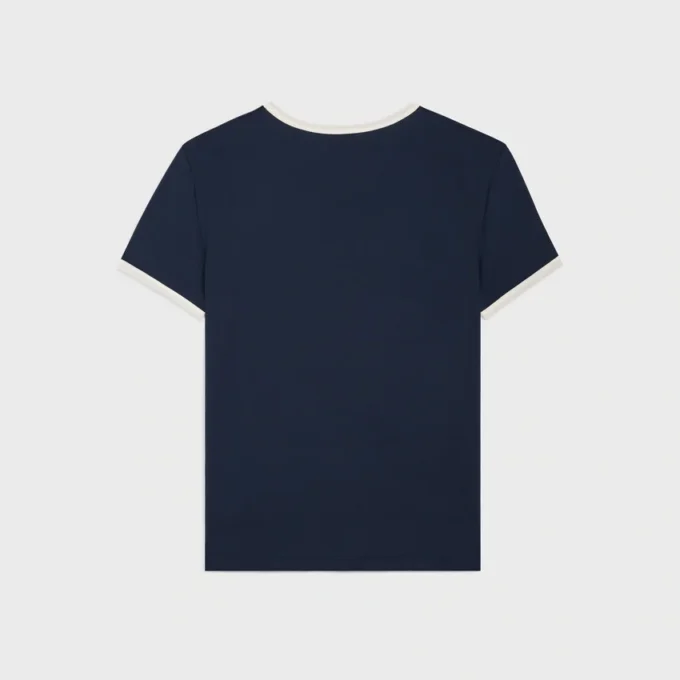 CELINE Regular T-shirt i bomullsjersey