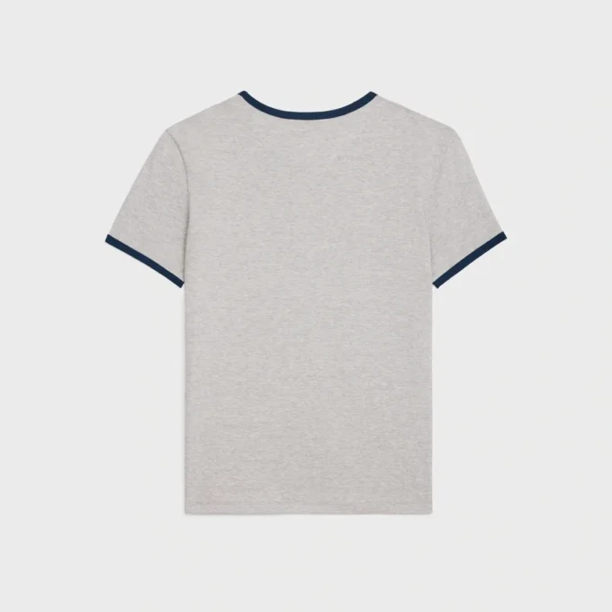 CELINE Regular T-shirt i bomullsjersey