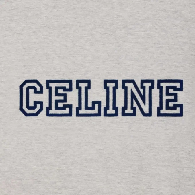CELINE Regular T-shirt i bomullsjersey