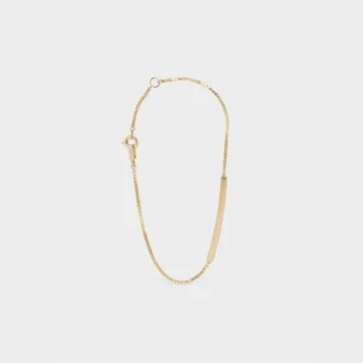 CELINE Sentimental rakt armband i gult guld och diamanter
