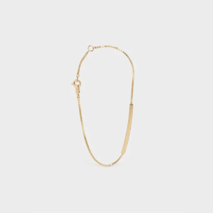 CELINE Sentimental rakt armband i gult guld och diamanter CELINE Sentimental rakt armband i gult guld och diamanter