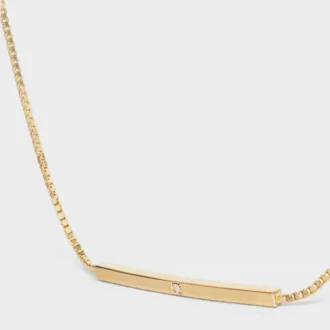 CELINE Sentimental rakt armband i gult guld och diamanter