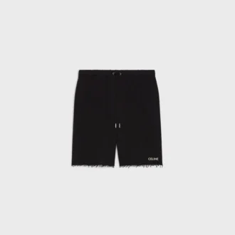 CELINE-shorts i bomullsfleece