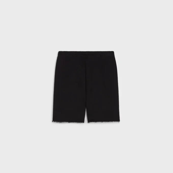 CELINE-shorts i bomullsfleece