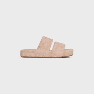 CELINE Slides Triomphe i svampväv