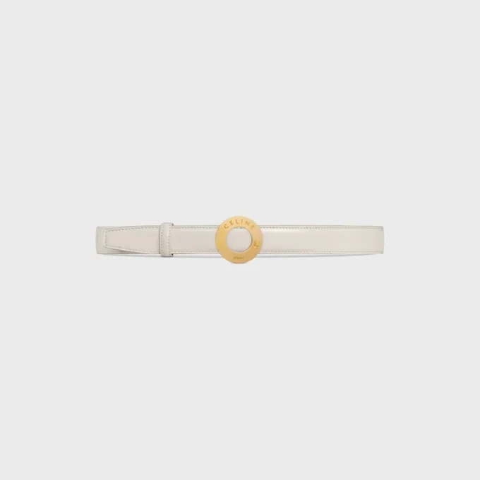 CELINE-spänne med skiva och vändbart bälte 25 mm CELINE-spänne med skiva och vändbart bälte 25 mm