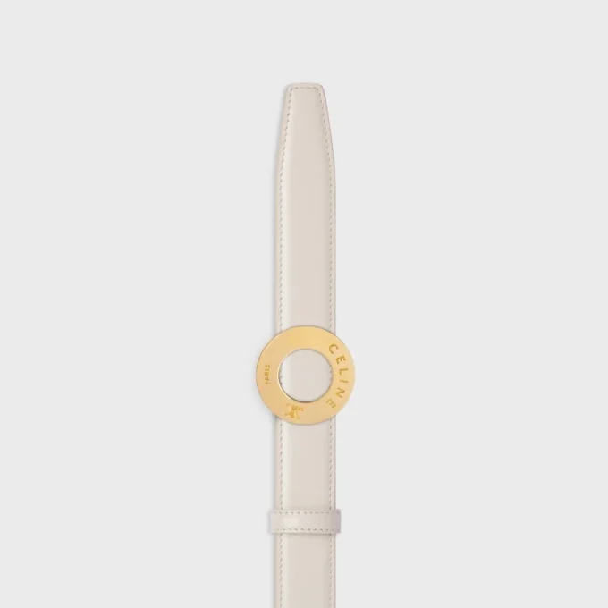 CELINE-spänne med skiva och vändbart bälte 25 mm CELINE-spänne med skiva och vändbart bälte 25 mm